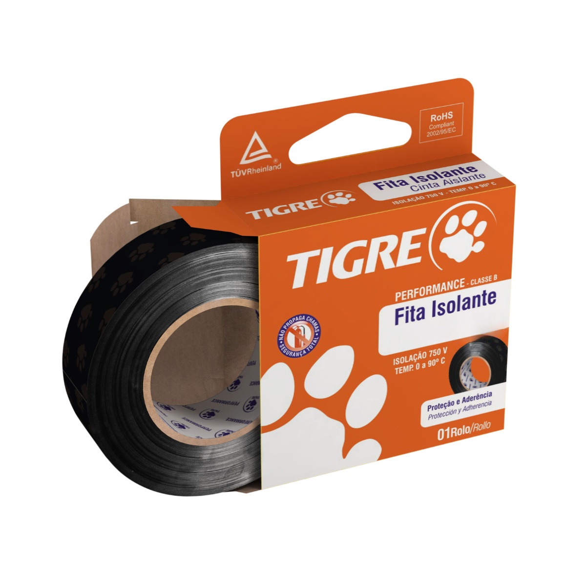 Fita Isolante Performance Tigre 19mm x 20m