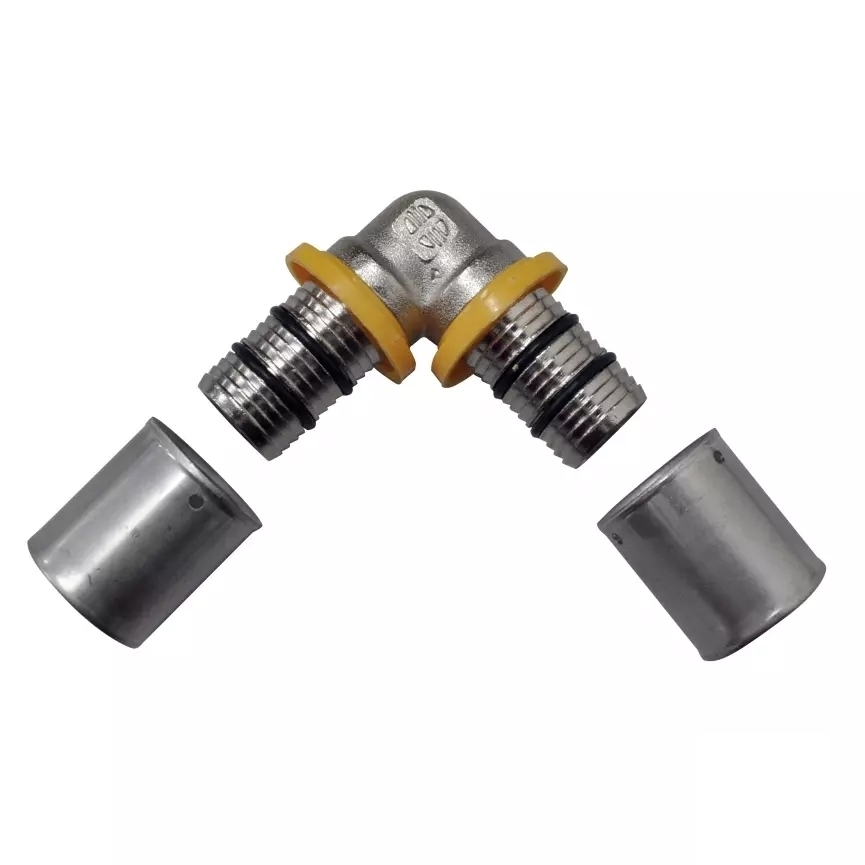 Cotovelo para Mangueira Tubo Gás PEX Astra 16mm GC16A