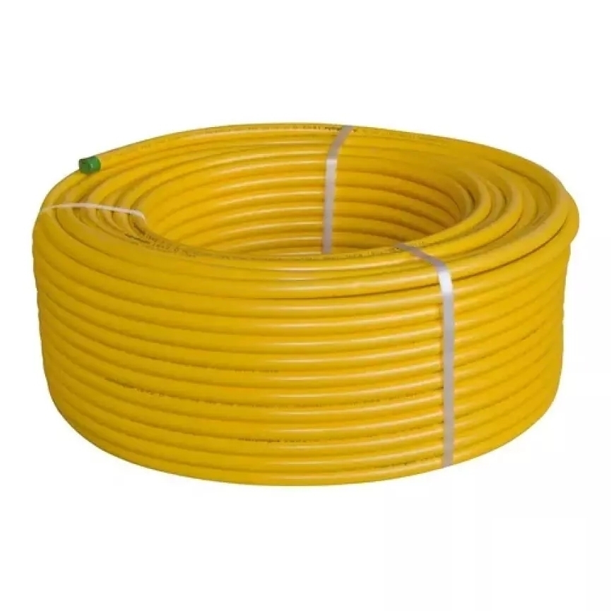 Tubo Multicamada para gás PEX Astra amarelo 16mm