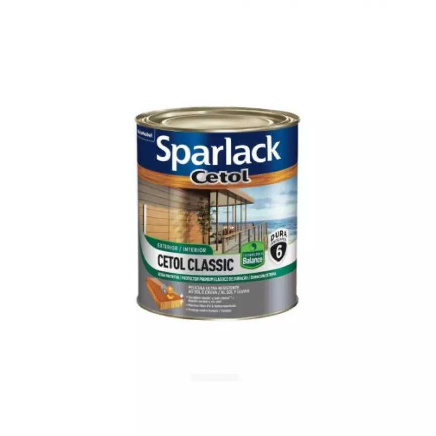 Verniz Base Agua Cetol Canela Acetinado 900ml Sparlack